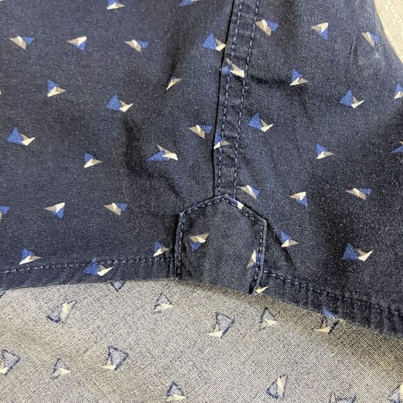 Hawker Rye Men’s Short Sleeve Button Down Shirt Size M Relaxed Fit - Picture 10 of 12